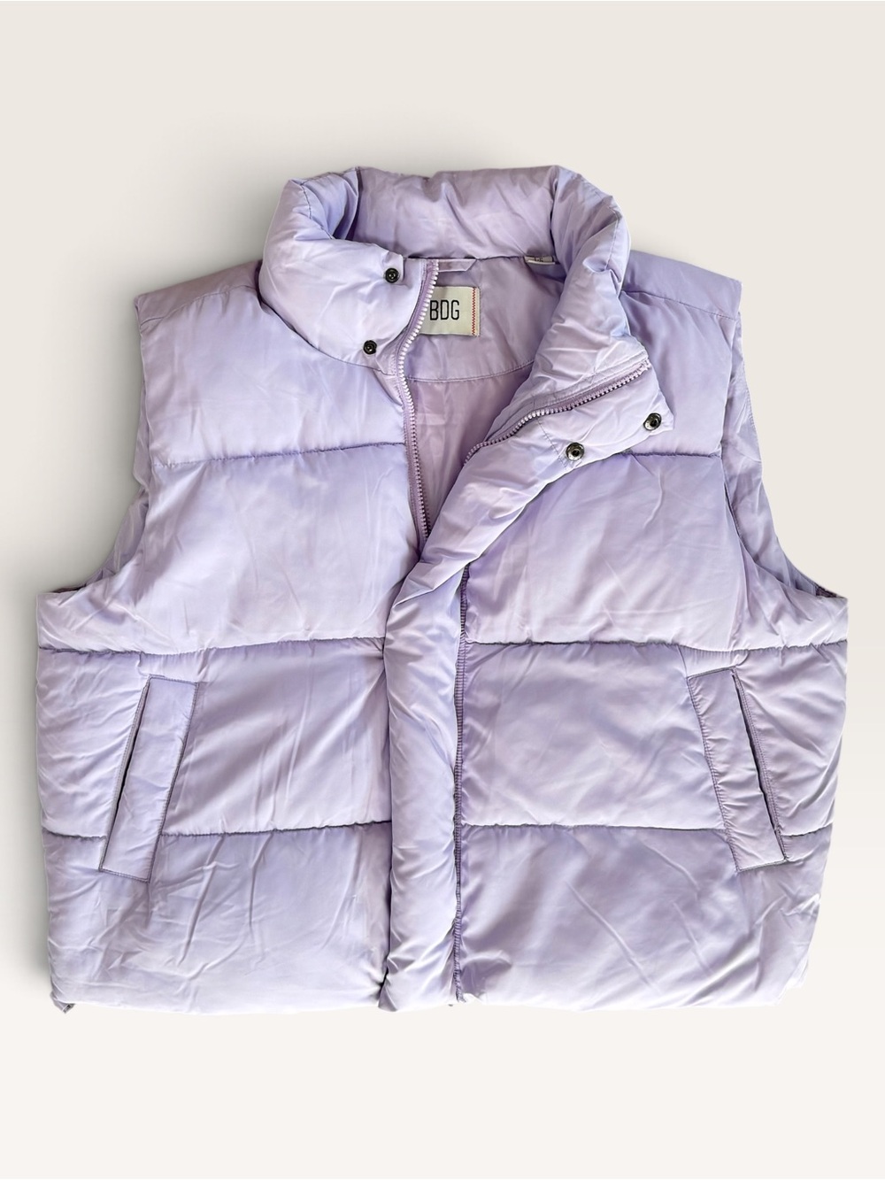 BDG Urban Outfitters Lavender Oversized Puffer Vest Women's Large